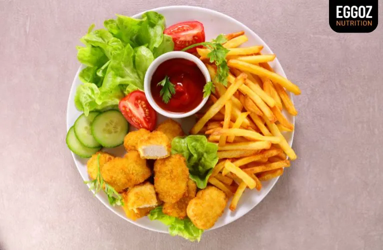 Crunchy Fusion: Eggoz Nuggets Salad – Your New Salad Buddy!